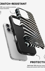iPhone 16 Pro Tough Case – Zebra Stripe - View 2