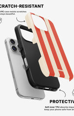 iPhone 16 Pro Tough Case – Sunset Stripes - View 2