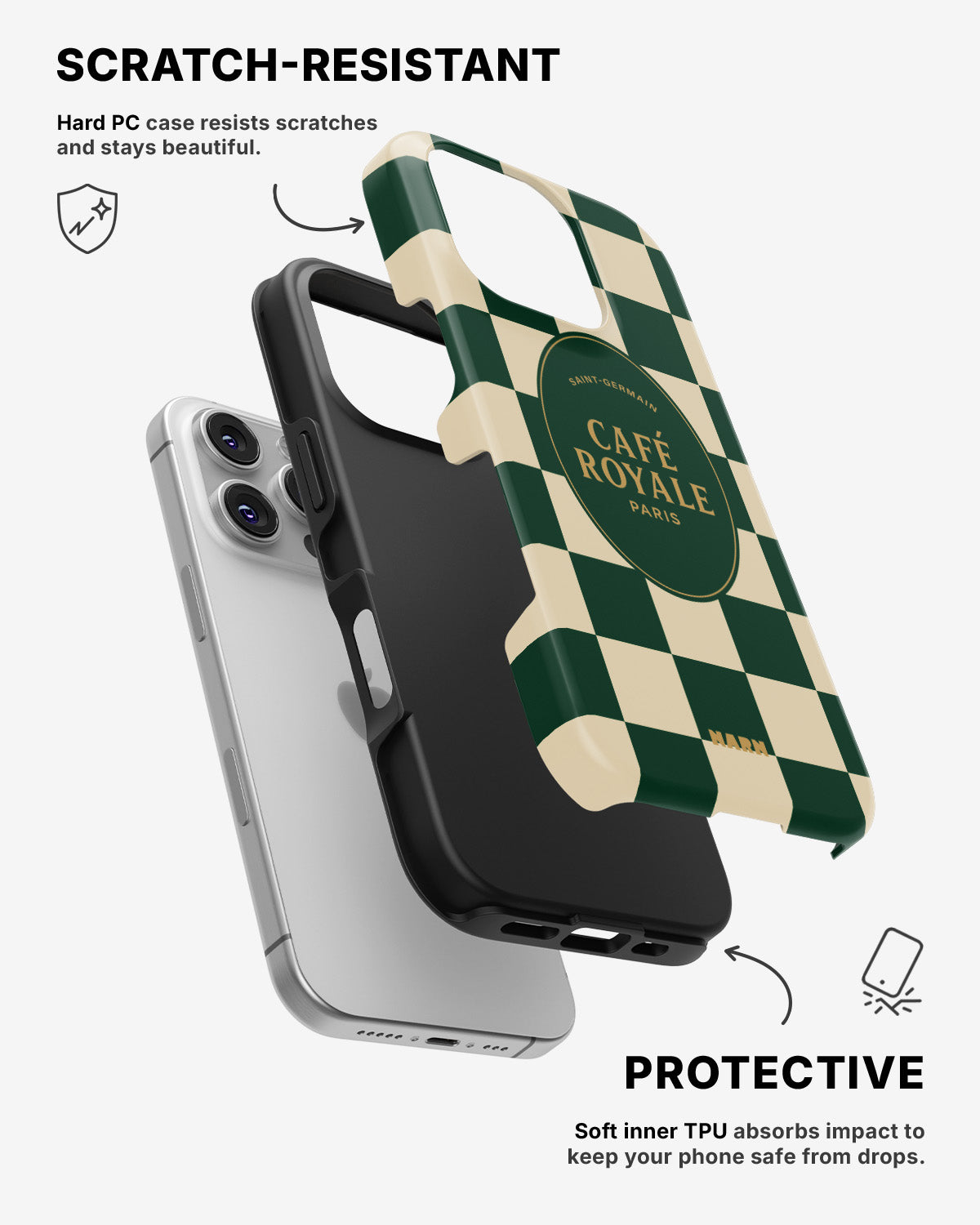 iPhone 16 Pro Tough Case – Cafe Royale - View 2