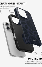 iPhone 16 Pro Tough Case – Midnight Rose - View 2