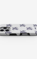 iPhone 16 Pro Tough Case – Blue Turtles - View 3