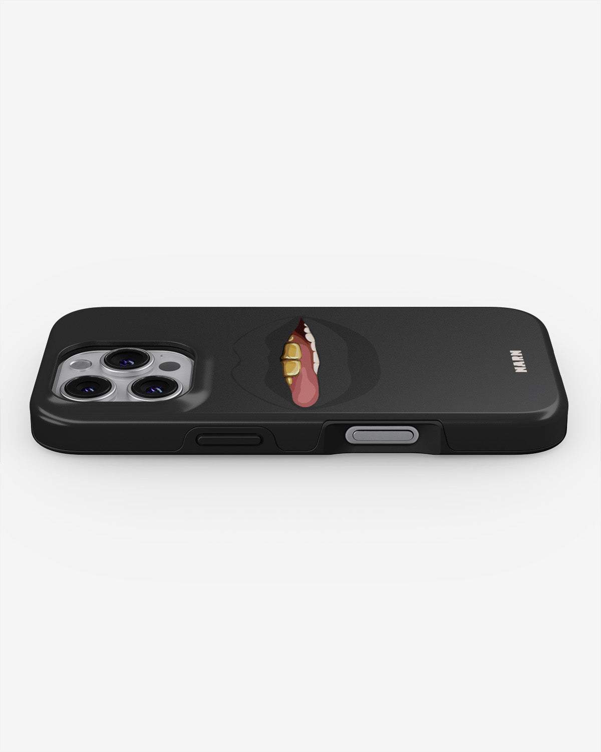 iPhone 16 Pro Tough Case – Golden Lips - View 3