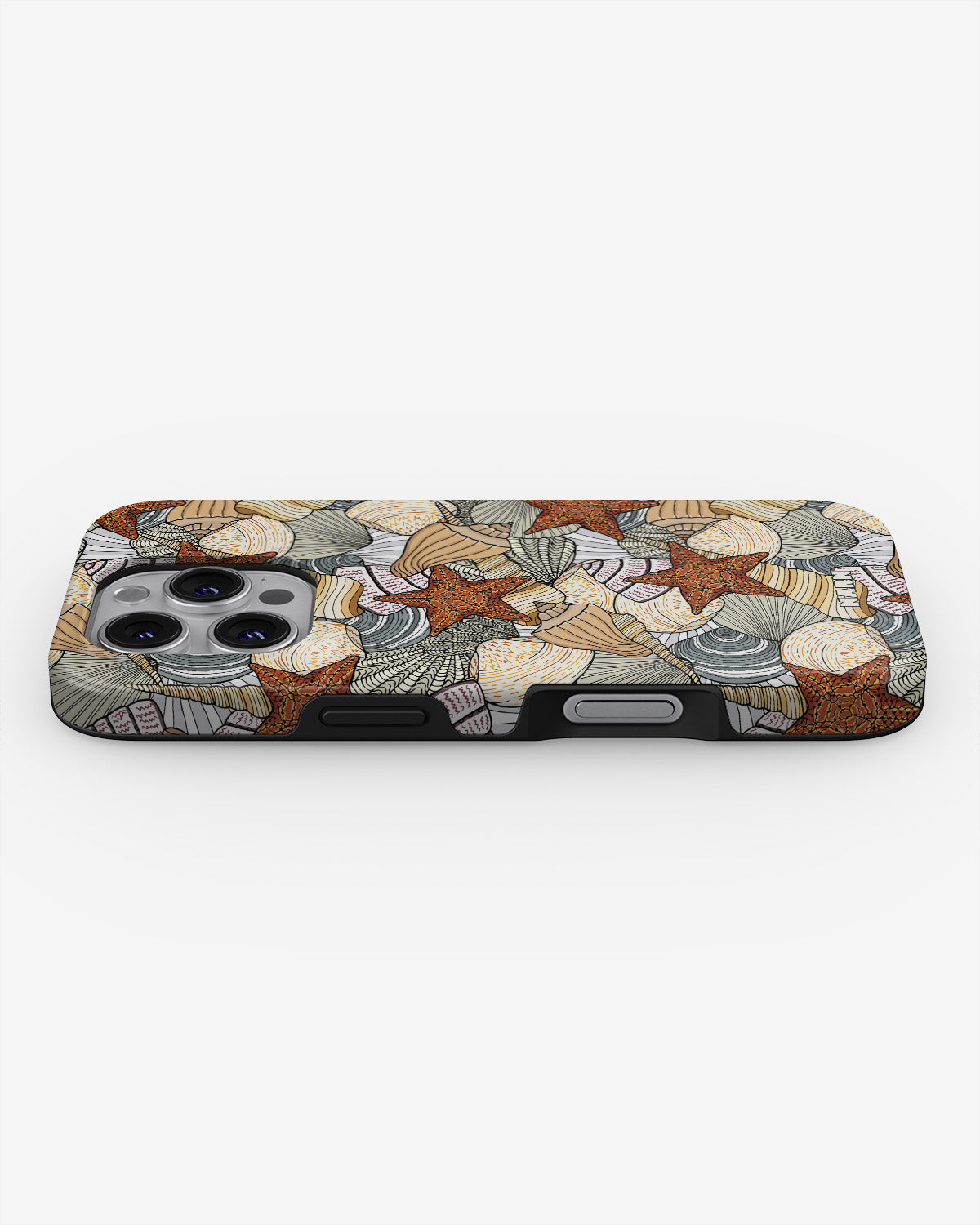 iPhone 16 Pro Tough Case – Sea Shells - View 3