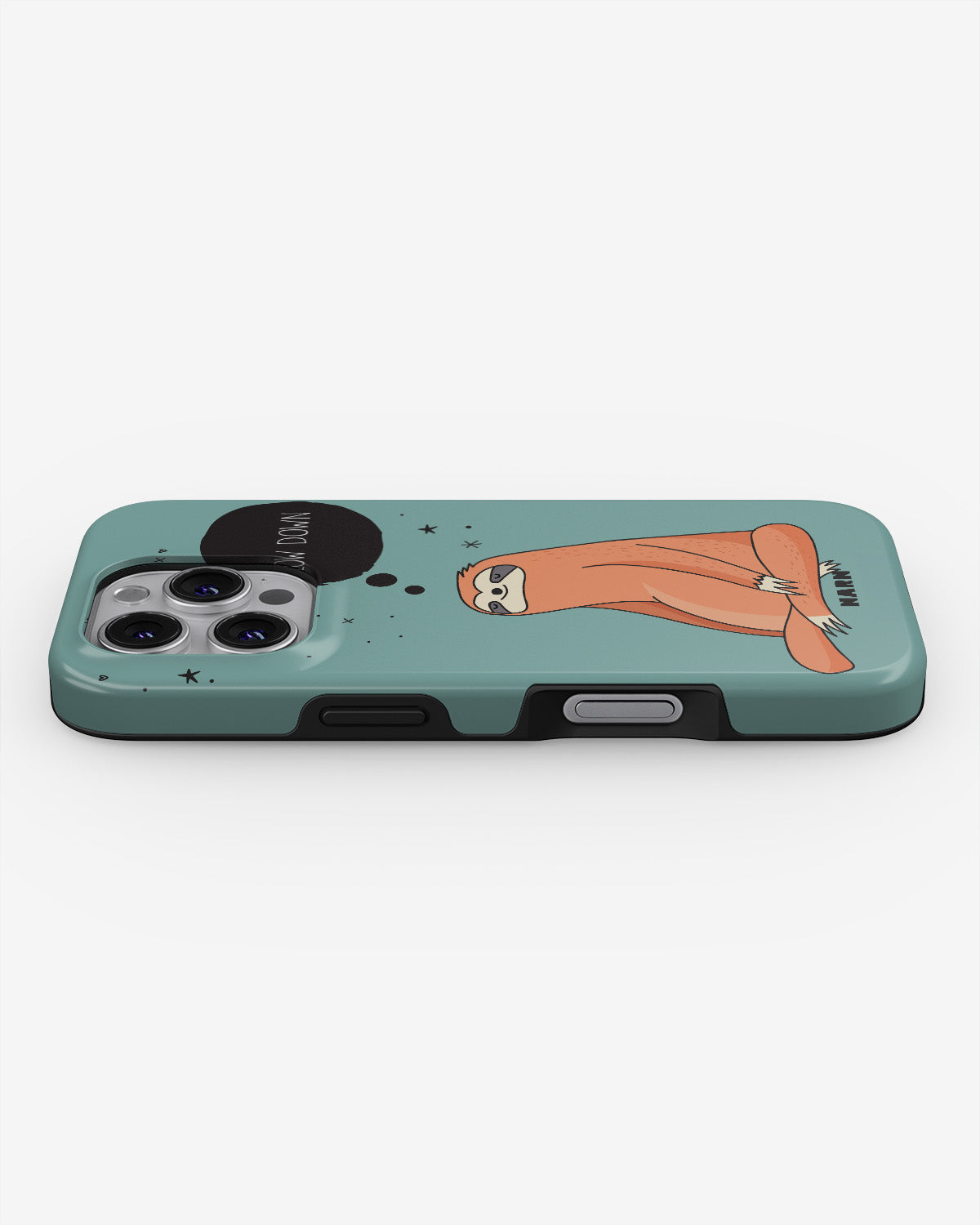 iPhone 16 Pro Tough Case – Slow Down Sloth - View 3