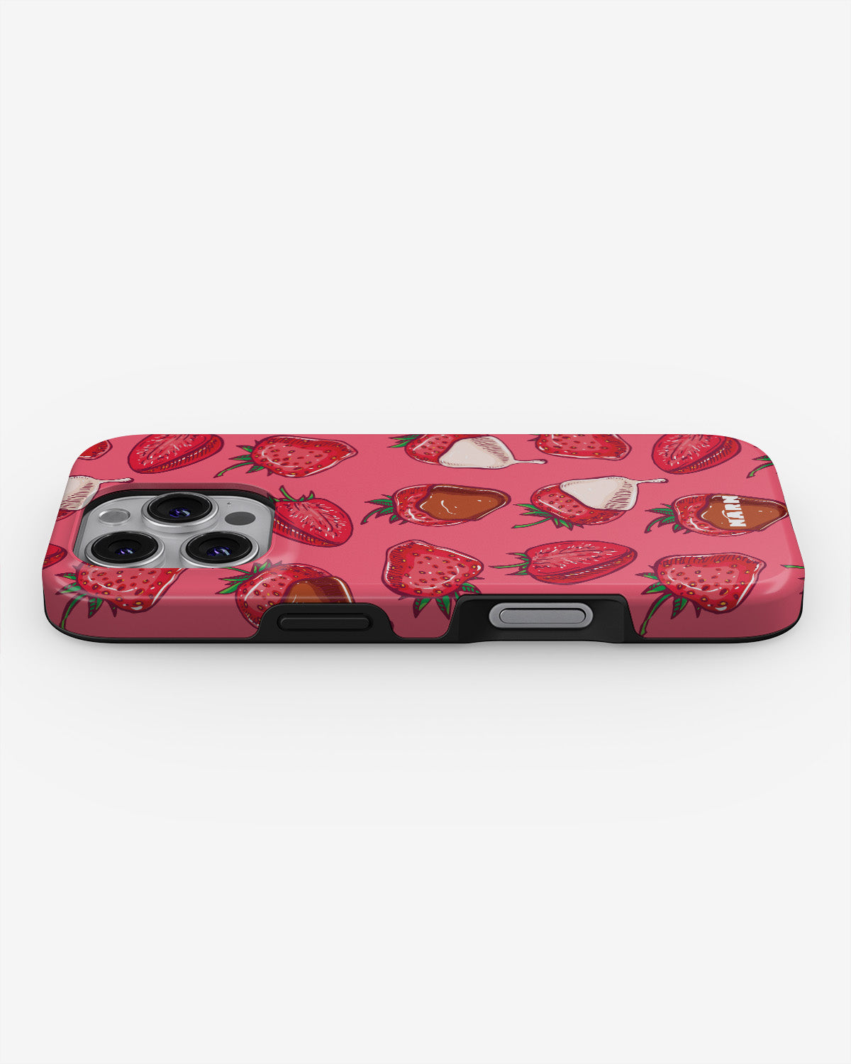 iPhone 16 Pro Tough Case – Strawberry Chocolate - View 3