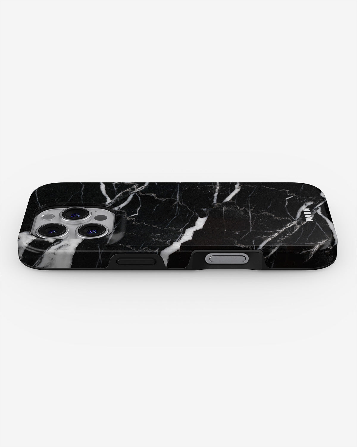 iPhone 16 Pro Tough Case – Black Marble - View 3