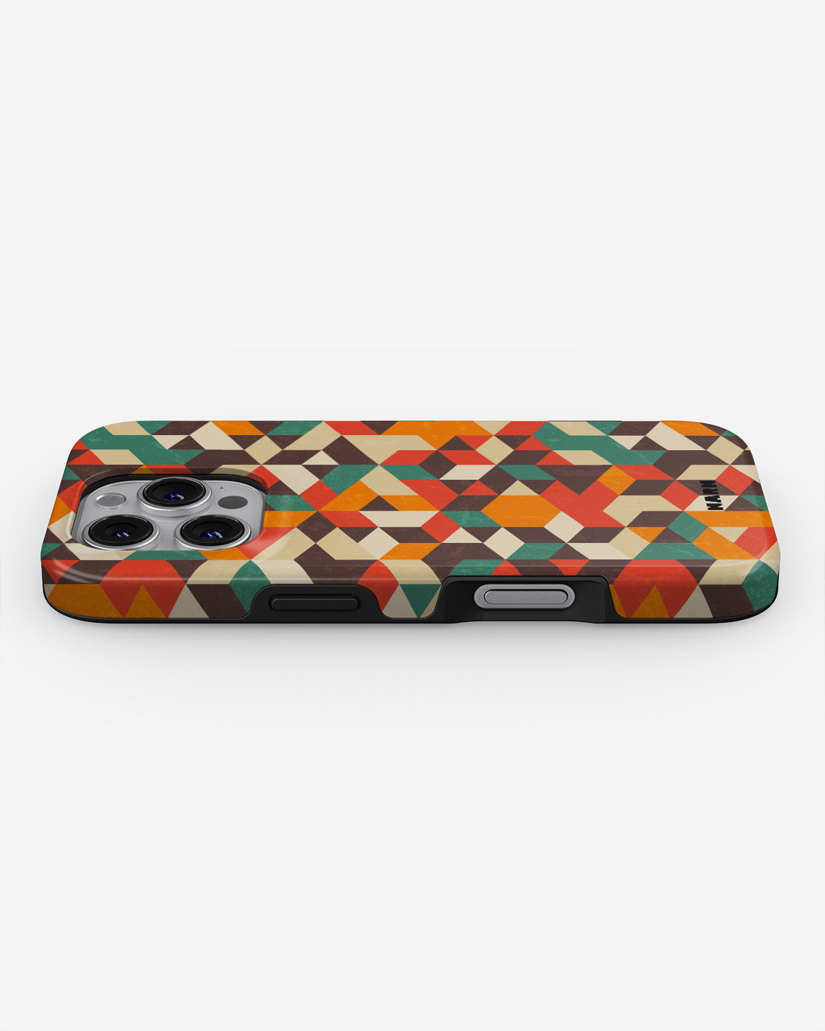 iPhone 16 Pro Tough Case – Retro Geometric - View 3
