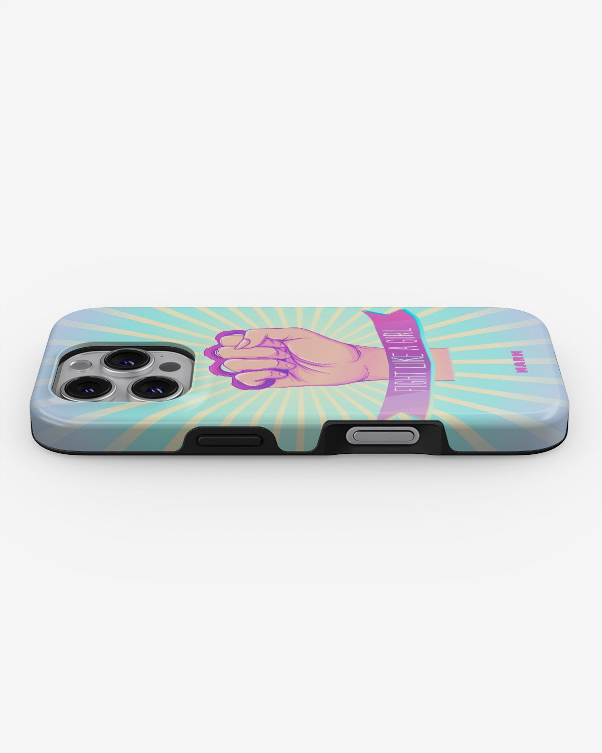 iPhone 16 Pro Tough Case – Fight Like A Girl - View 3