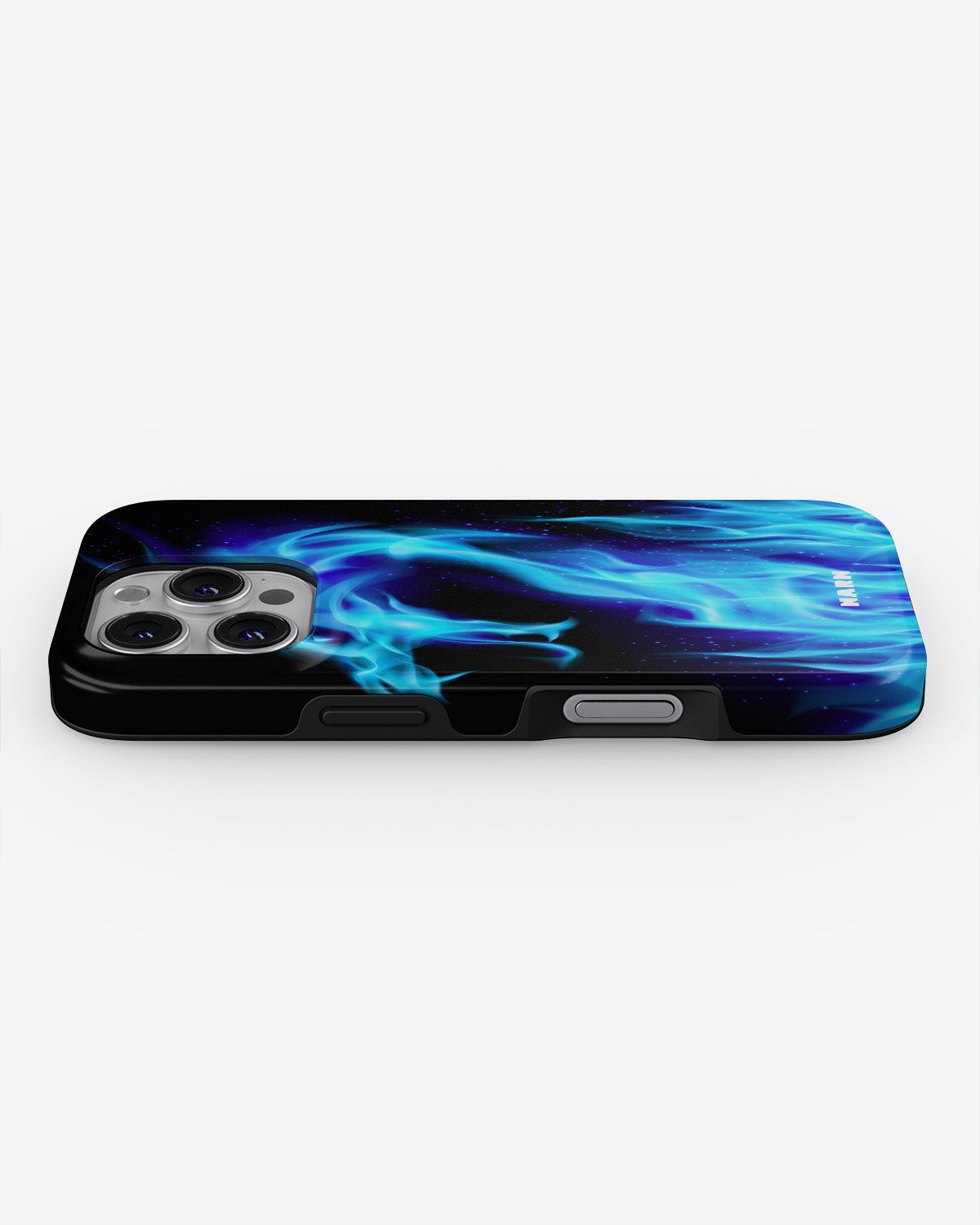 iPhone 16 Pro Tough Case – Blue Flames Dragon - View 3