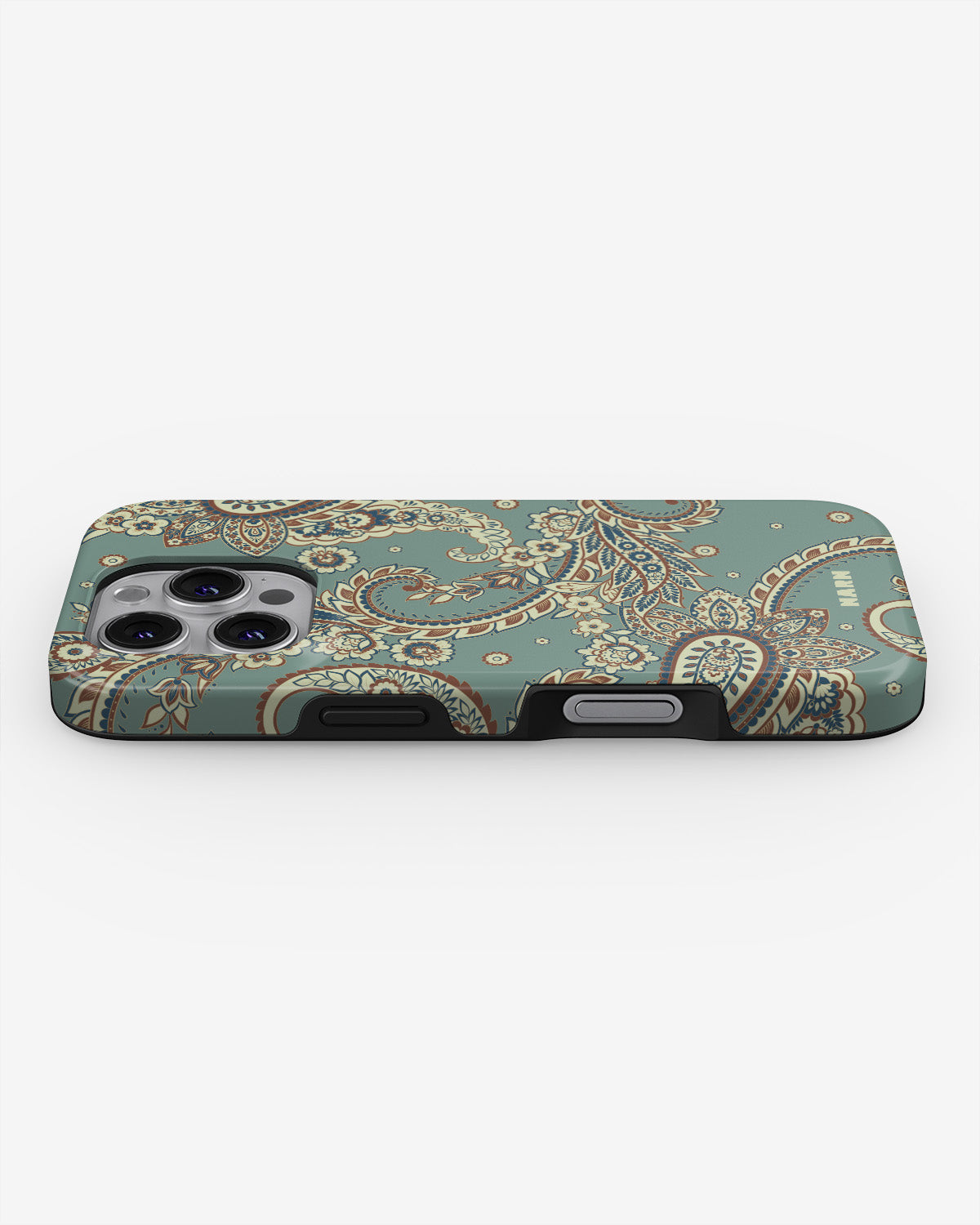 iPhone 16 Pro Tough Case – Paisley Green - View 3