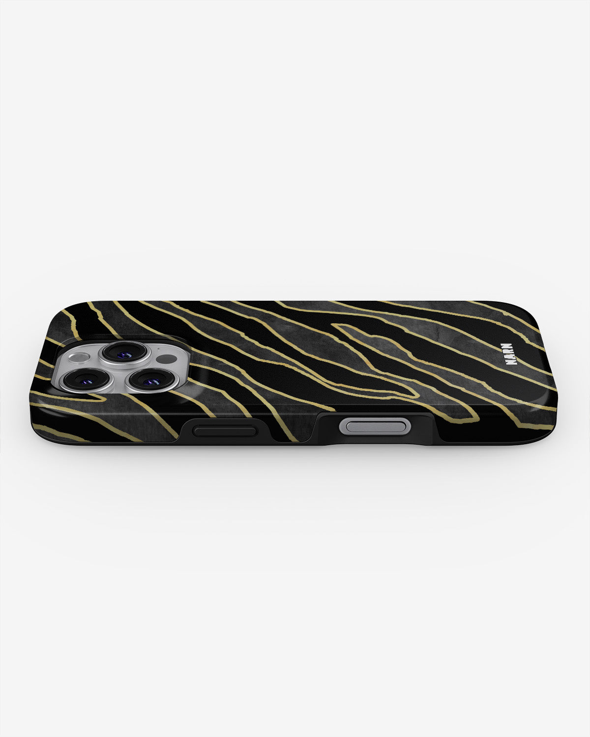 iPhone 16 Pro Tough Case – Golden Zebra - View 3