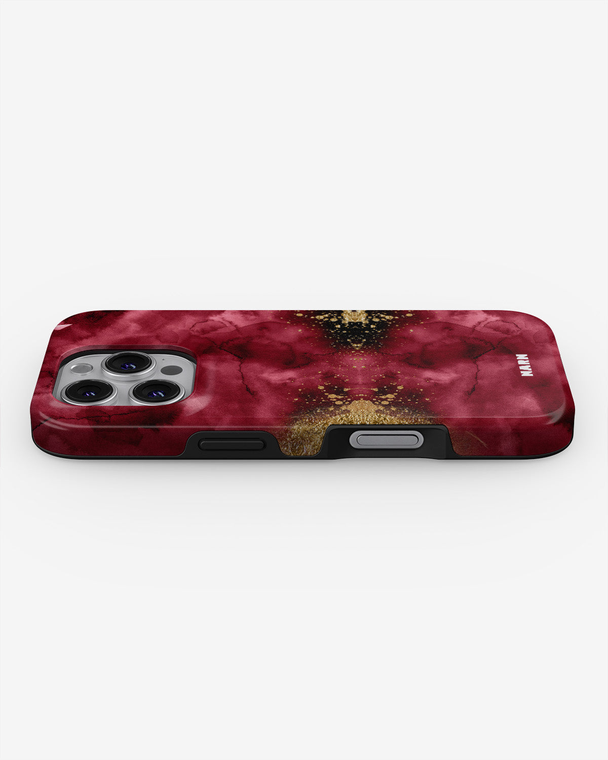 iPhone 16 Pro Tough Case – Burgendy Shimmer - View 3