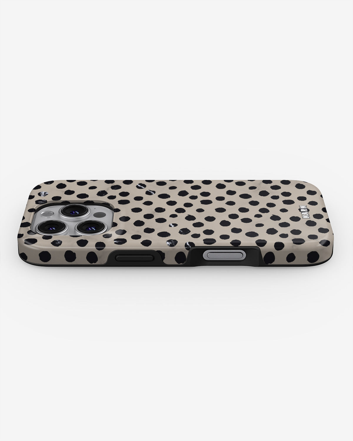 iPhone 16 Pro Tough Case – Marble Dots - View 3