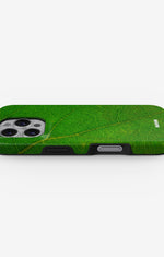 iPhone 16 Pro Tough Case – Green Leafy - View 3