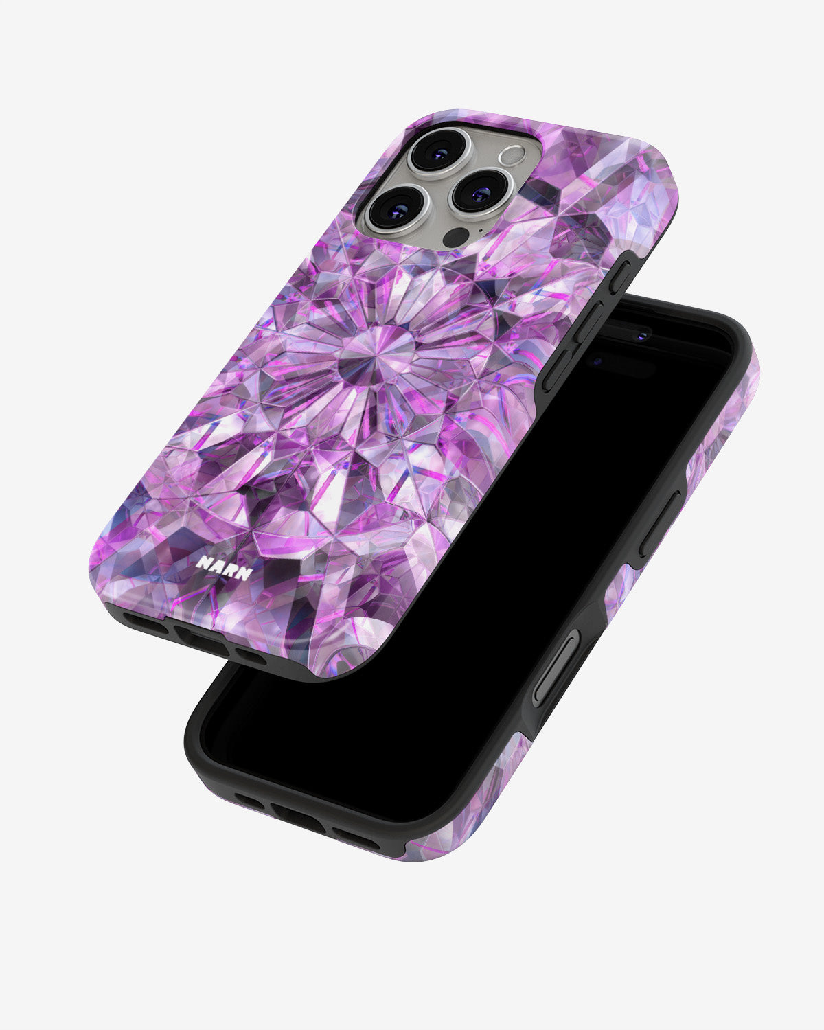 iPhone 16 Pro Tough Case – Lavender Crystals - View 4