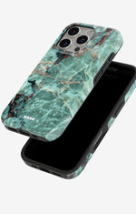iPhone 16 Pro Tough Case – Green Marble - View 4