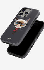 iPhone 16 Pro Tough Case – Hipster Cat - View 4