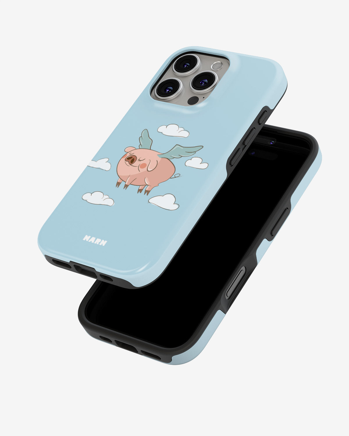 iPhone 16 Pro Tough Case – Dreamy Pig - View 4