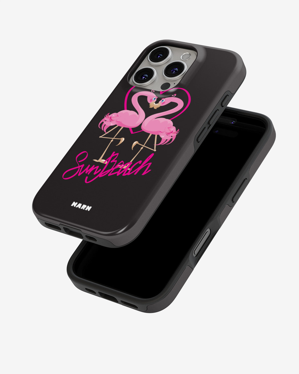 iPhone 16 Pro Tough Case – Beach Flamingo - View 4