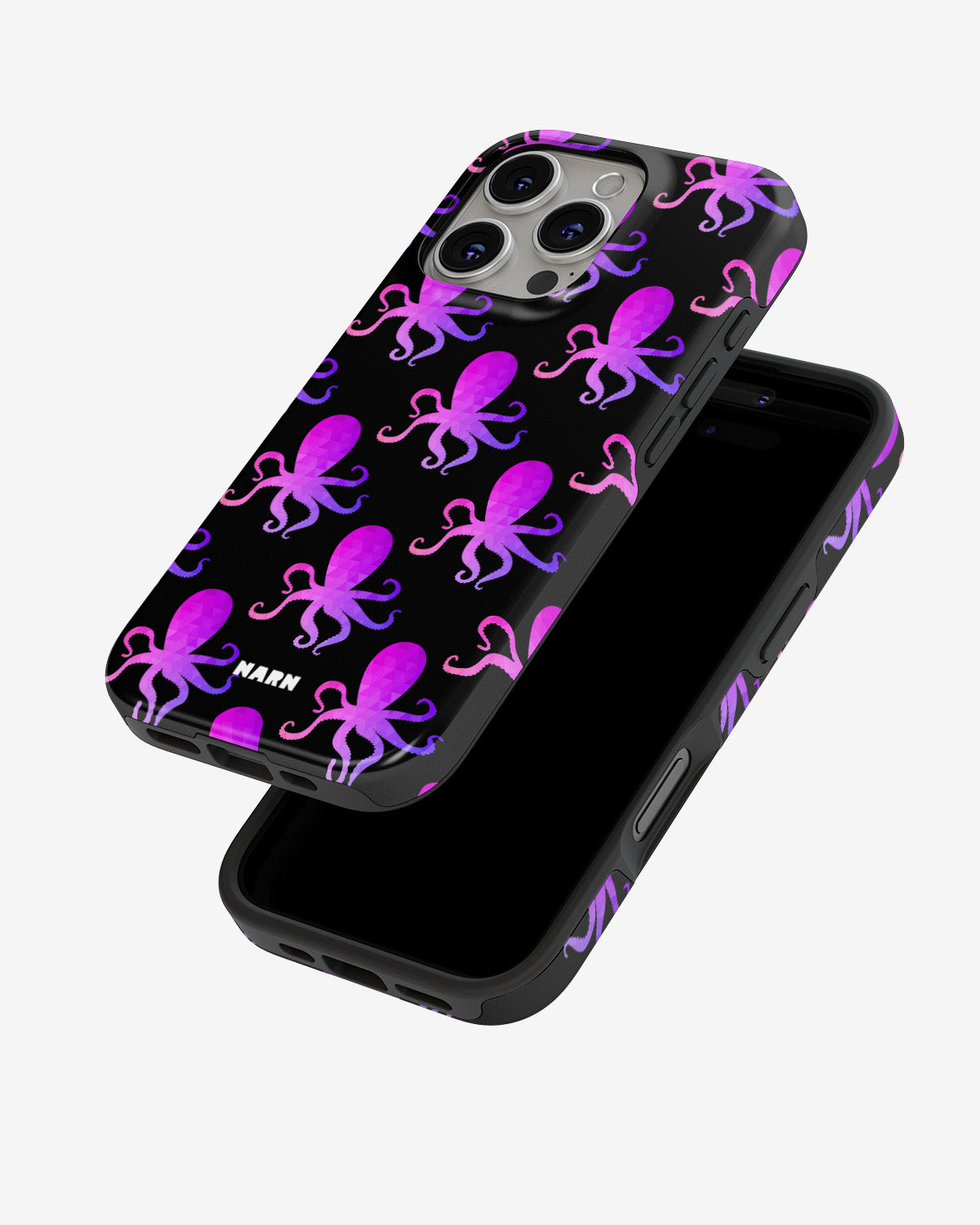 iPhone 16 Pro Tough Case – Octopus Pattern - View 4