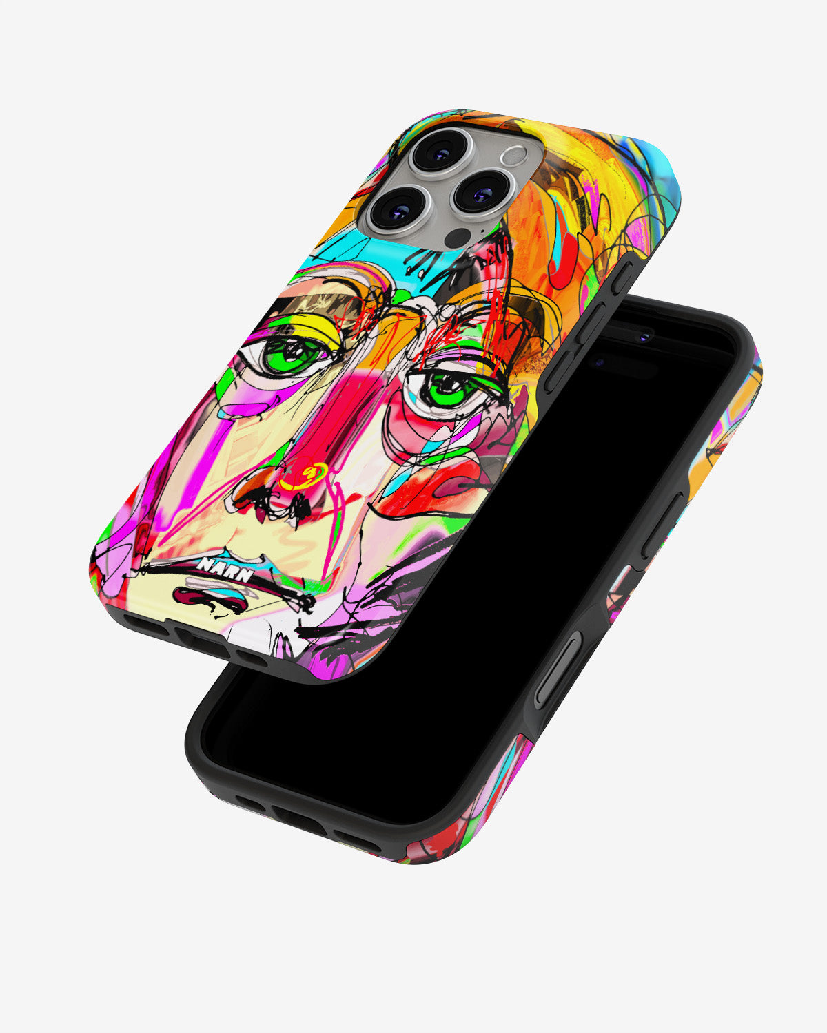 iPhone 16 Pro Tough Case – Abstract Portrait - View 4