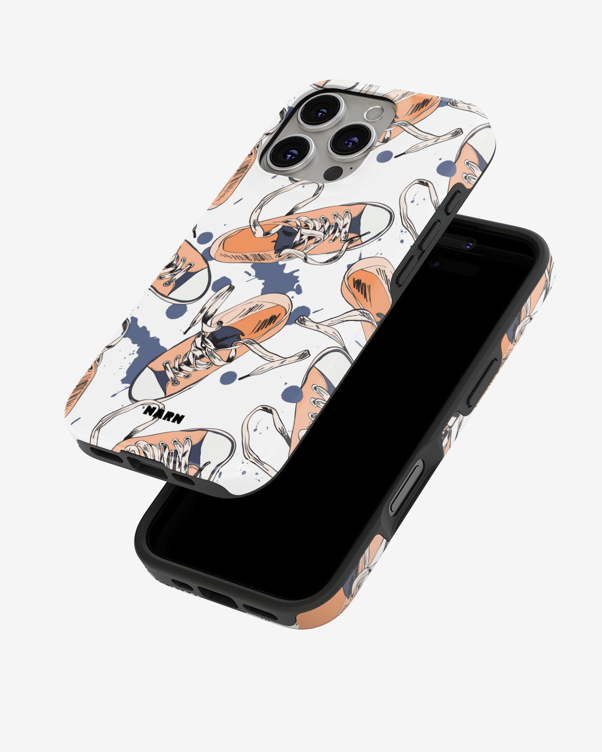 iPhone 16 Pro Tough Case – Apricot Sneakers - View 4