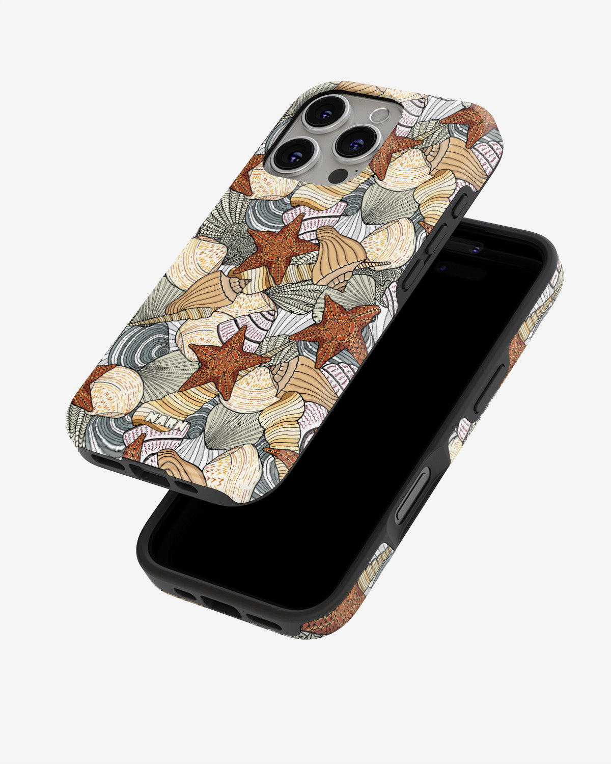 iPhone 16 Pro Tough Case – Sea Shells - View 4