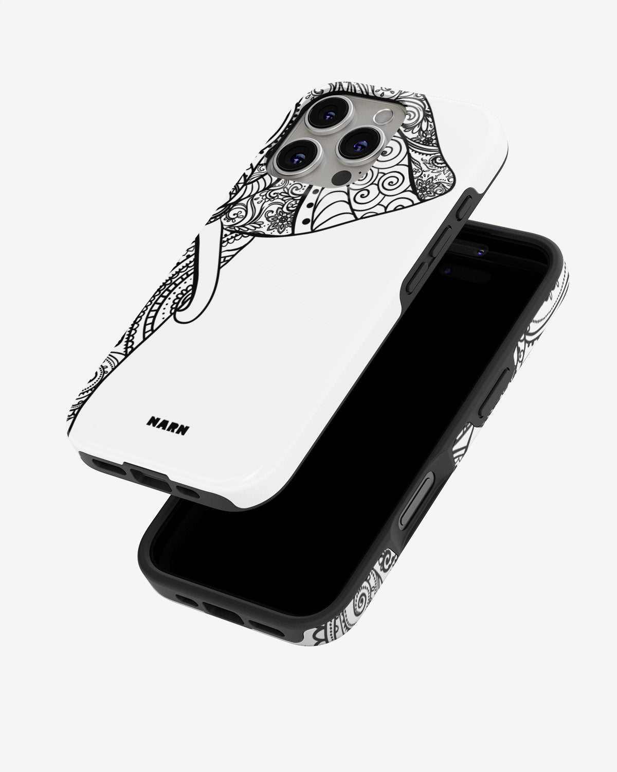 iPhone 16 Pro Tough Case – Mandala Elephant - View 4