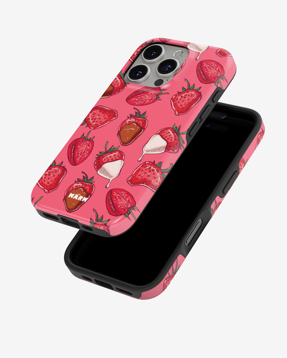 iPhone 16 Pro Tough Case – Strawberry Chocolate - View 4