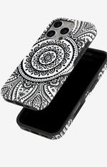 iPhone 16 Pro Tough Case – Henna Mandala - View 4
