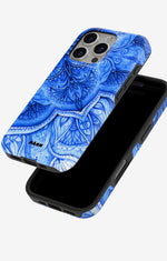 iPhone 16 Pro Tough Case – Blue Vintage - View 4