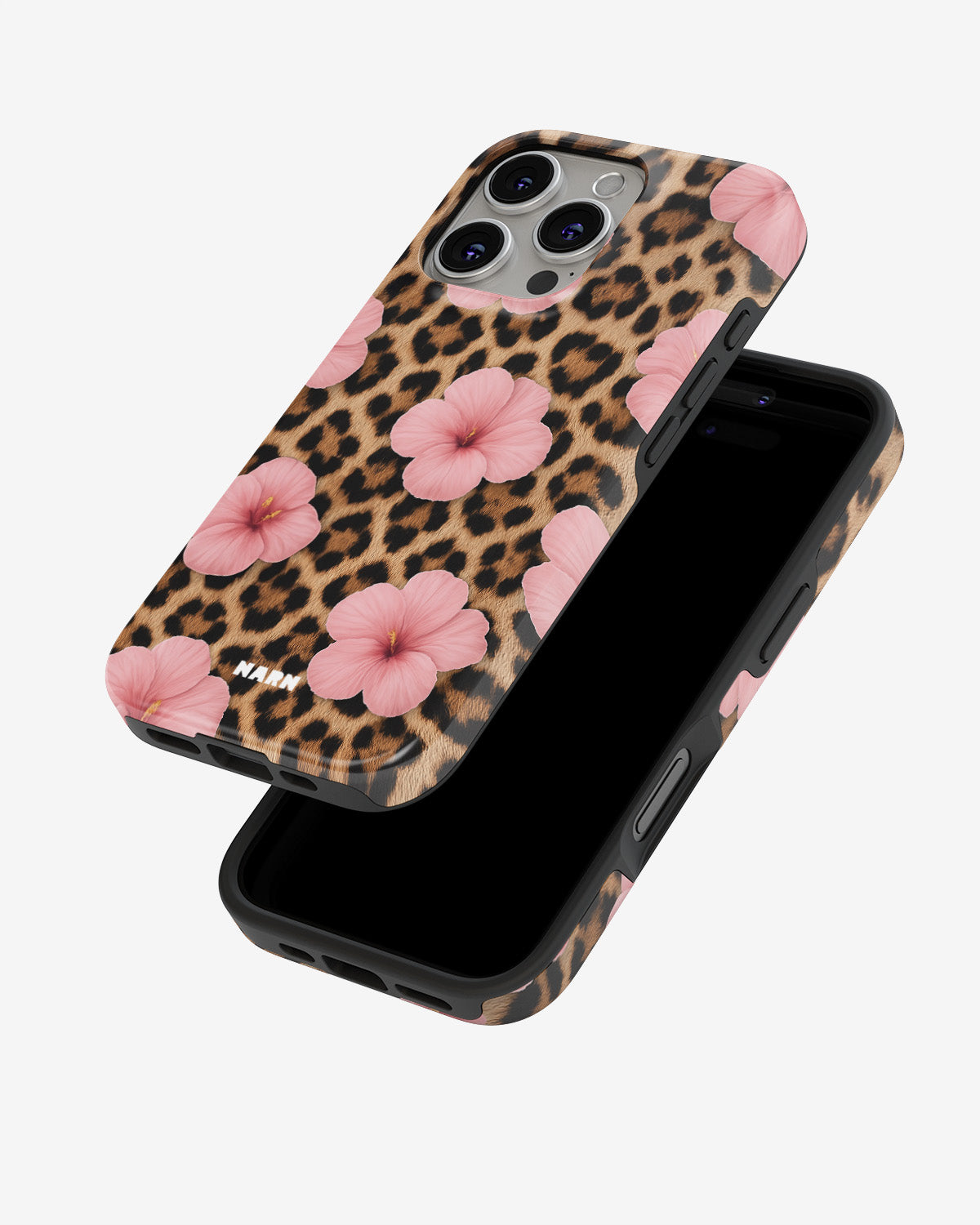 iPhone 16 Pro Tough Case – Leopard Flower - View 4