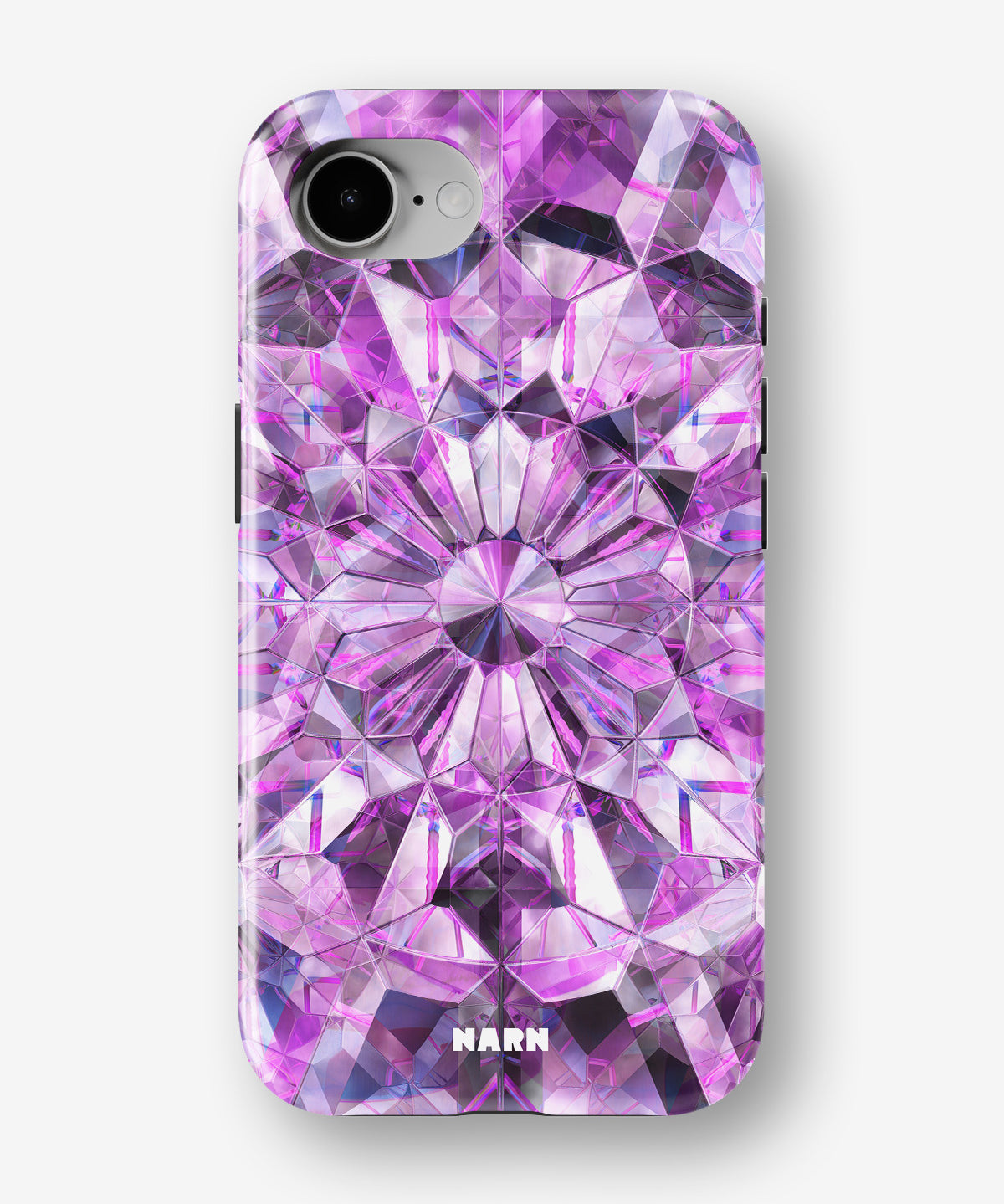 iPhone 16e Tough Case – Lavender Crystals - View 1
