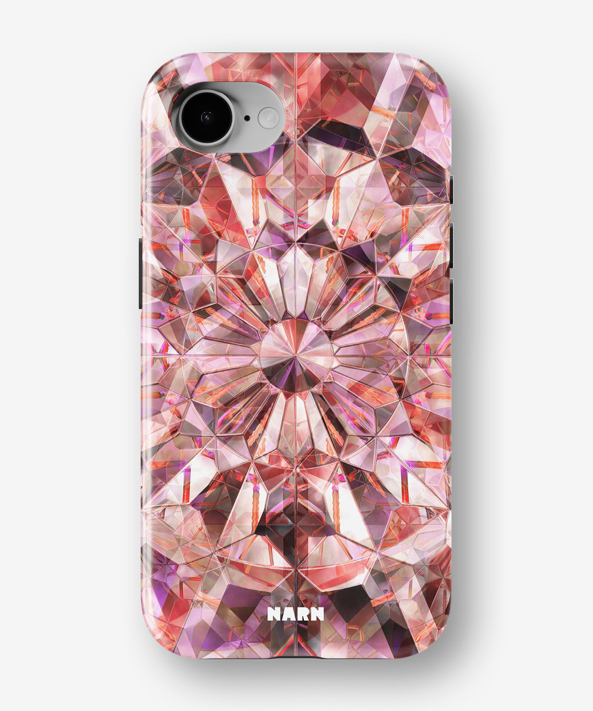 iPhone 16e Tough Case – Pink Crystals - View 1