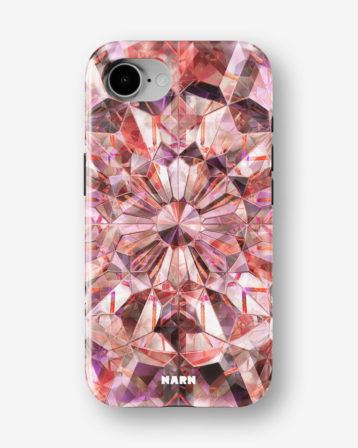 iPhone 16e Tough Case – Pink Crystals - View 1