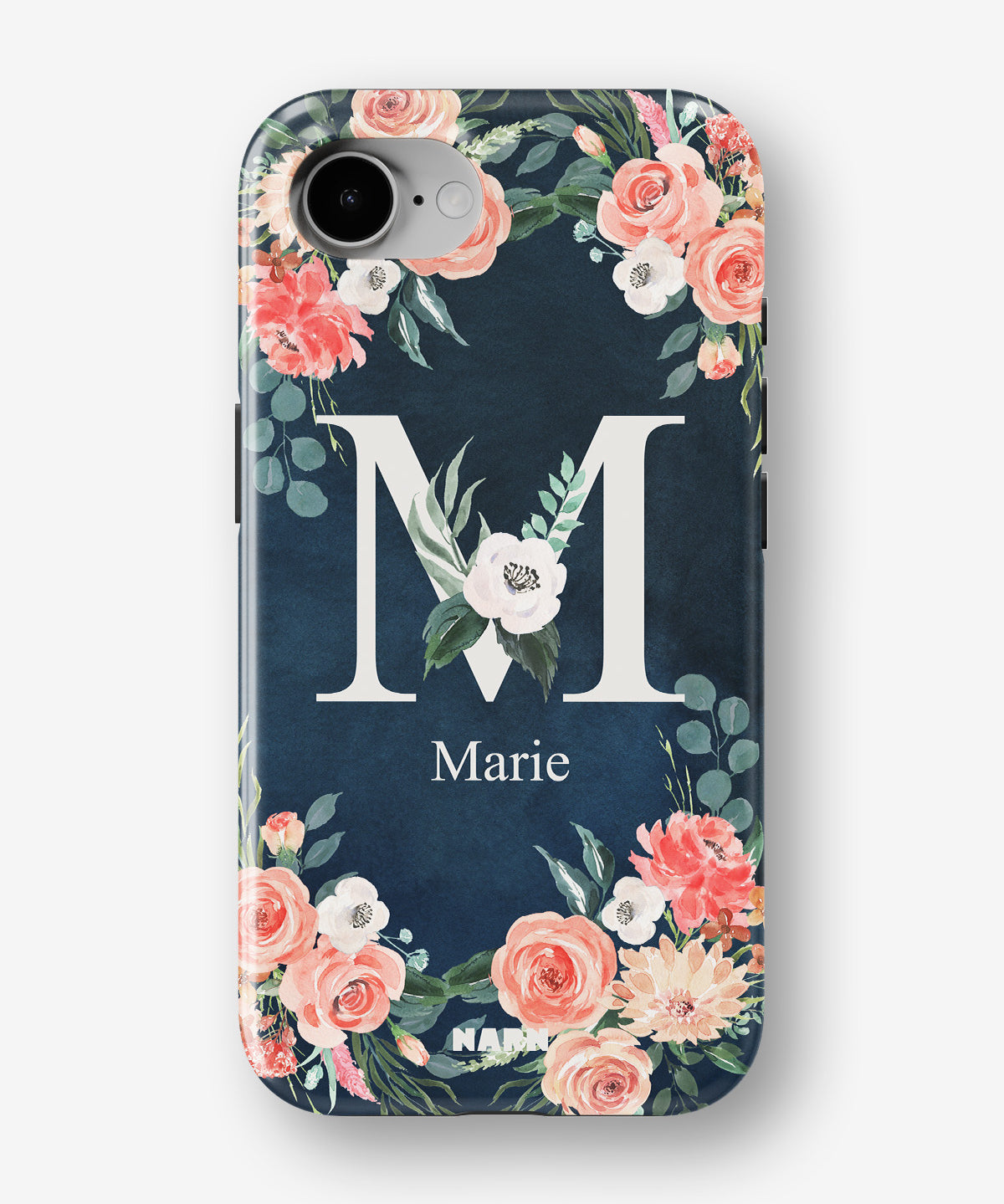 iPhone 16e Tough Case – Custom - Floral - View 1