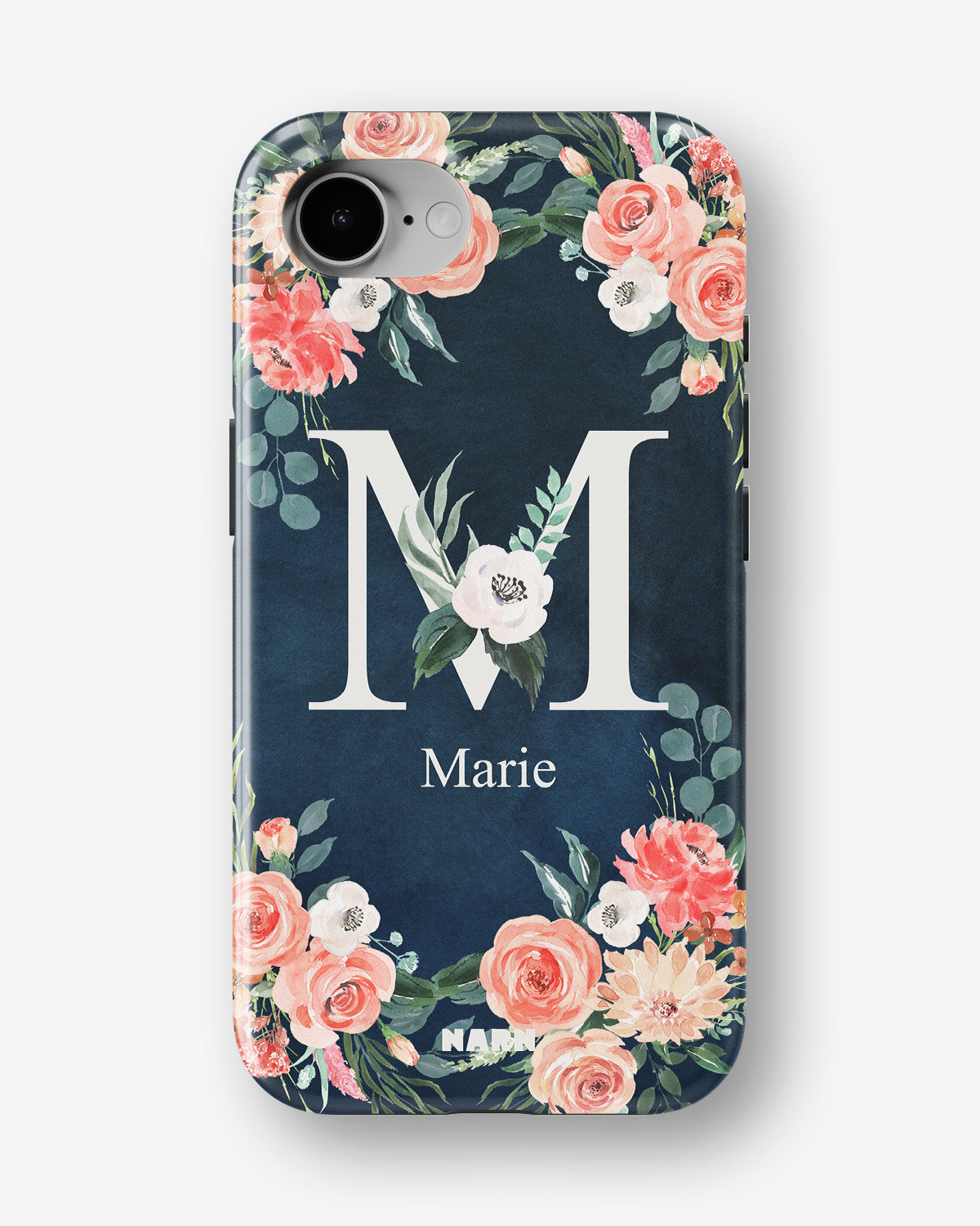 iPhone 16e Tough Case – Custom - Floral - View 1