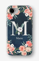 iPhone 16e Tough Case – Custom - Floral - View 1