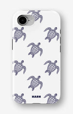 iPhone 16e Tough Case – Blue Turtles - View 1