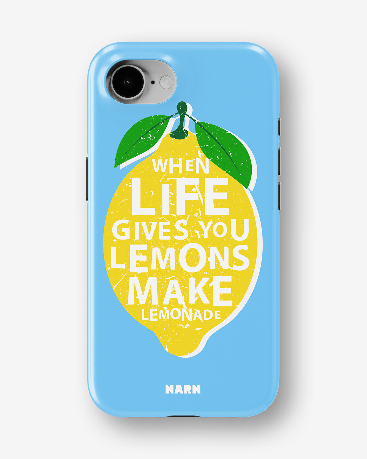iPhone 16e Tough Case – Lemon Quote - View 1