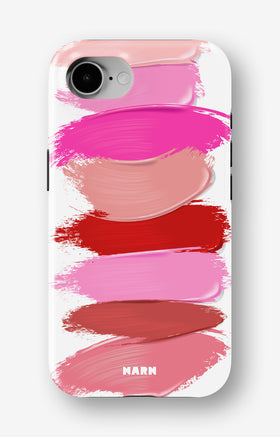 iPhone 16e Tough Case – Lipstick Smears - View 1