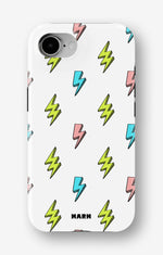 iPhone 16e Tough Case – Lightning Bolts - View 1