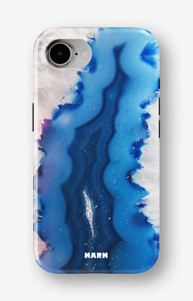 iPhone 16e Tough Case – Blue Agate - View 1