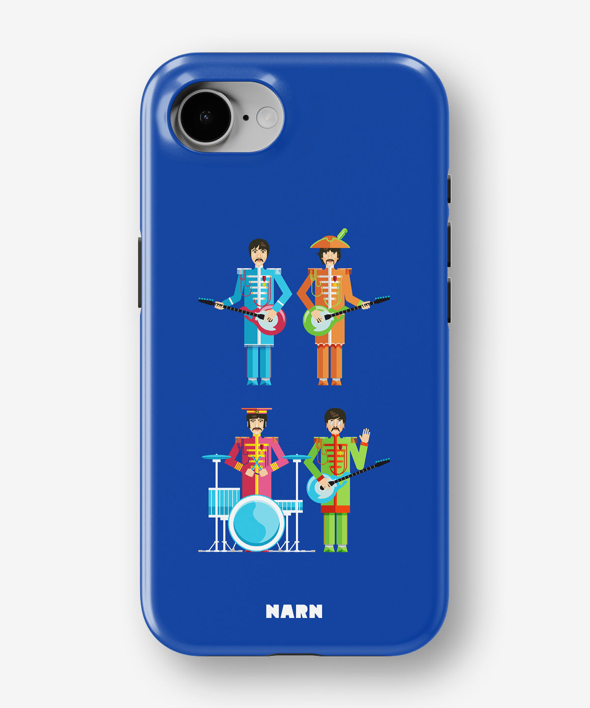 iPhone 16e Tough Case – Beatles Blue - View 1