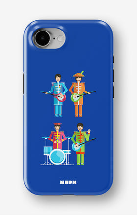 iPhone 16e Tough Case – Beatles Blue - View 1