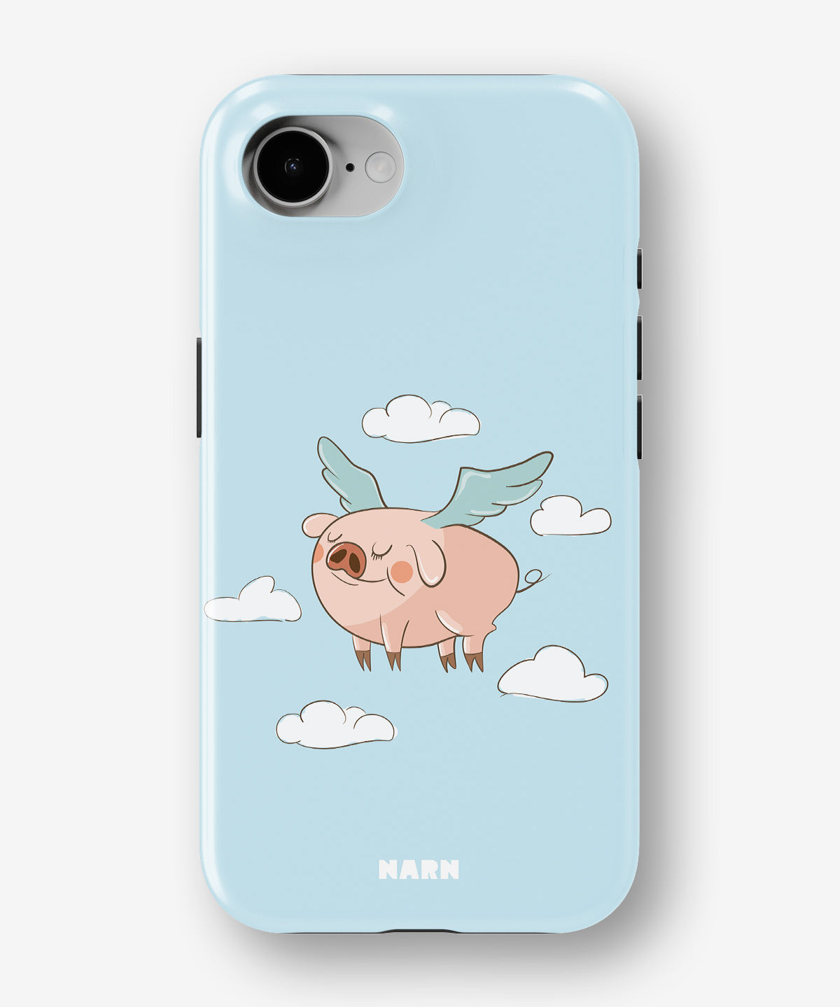 iPhone 16e Tough Case – Dreamy Pig - View 1