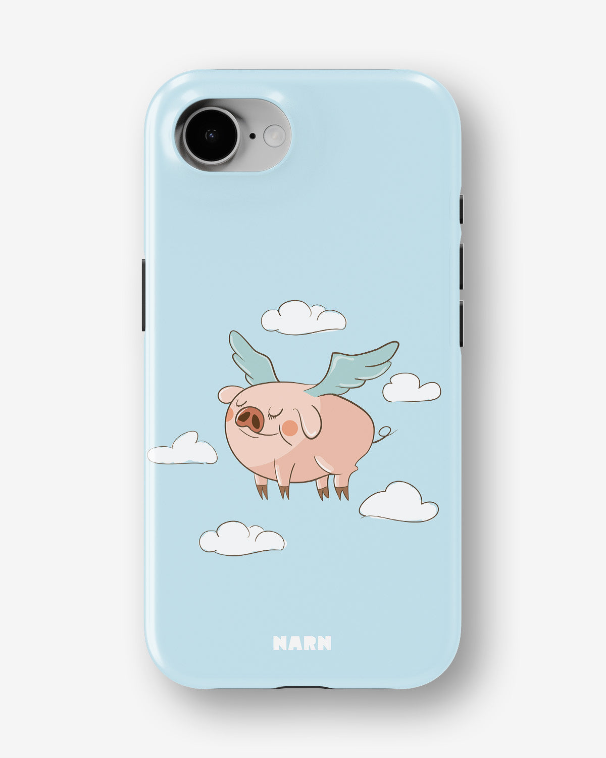 iPhone 16e Tough Case – Dreamy Pig - View 1