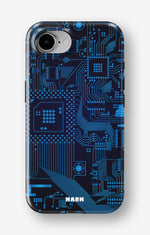 iPhone 16e Tough Case – Circuit Board - View 1