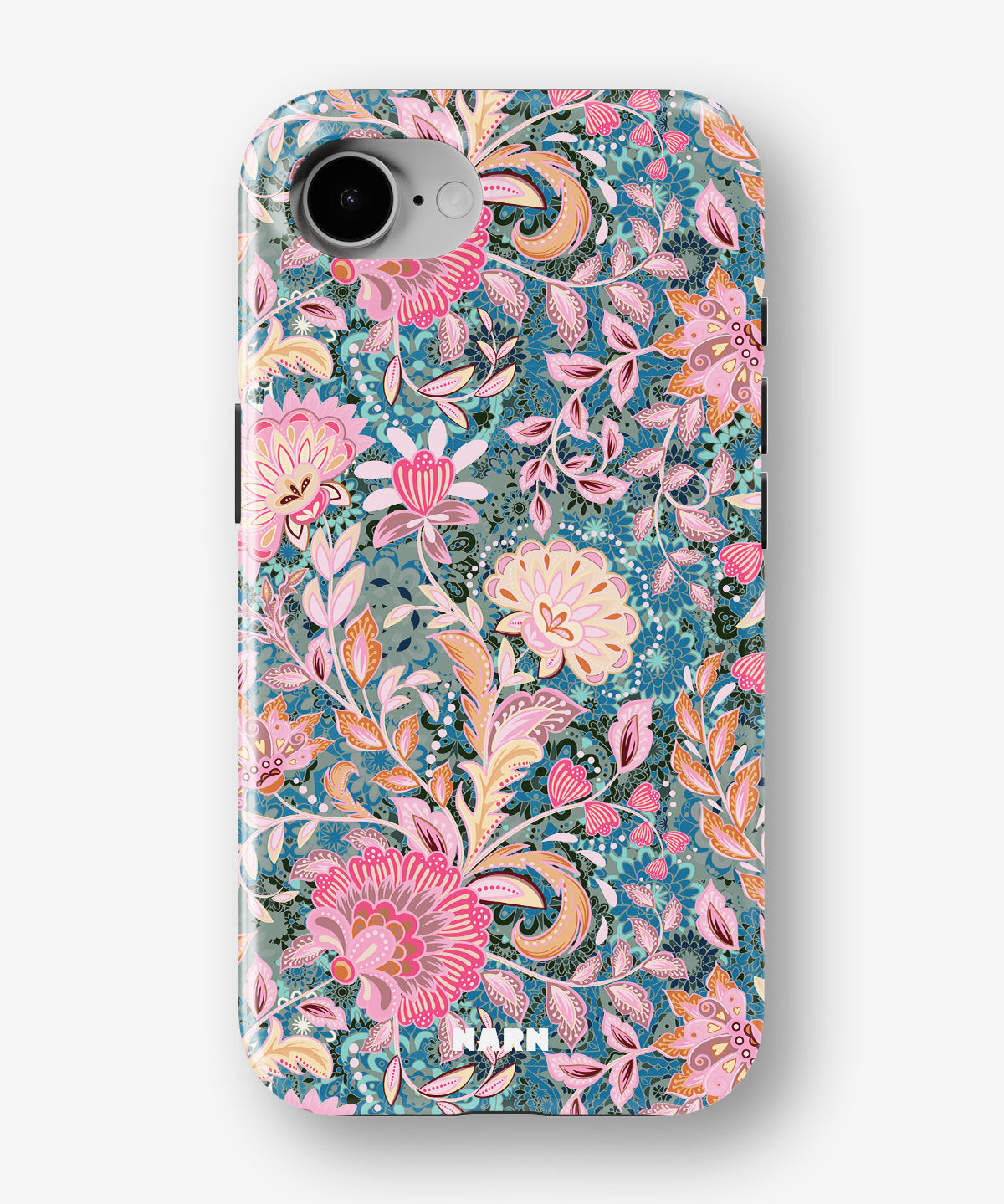 iPhone 16e Tough Case – Fantasy Flowers - View 1