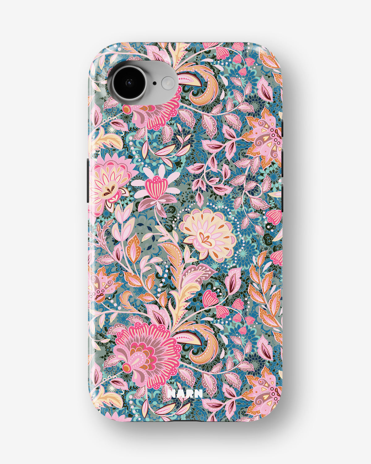 iPhone 16e Tough Case – Fantasy Flowers - View 1